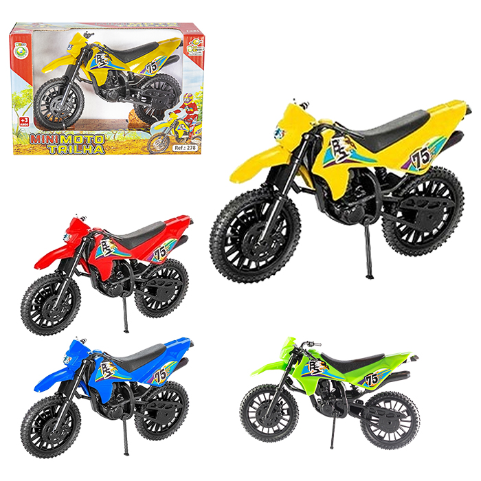 Mini Moto Trilha De Brinquedo Infantil 19 Cm Motocross