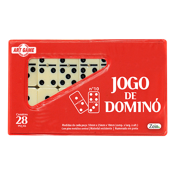 Domino no estojo 10mm Zein